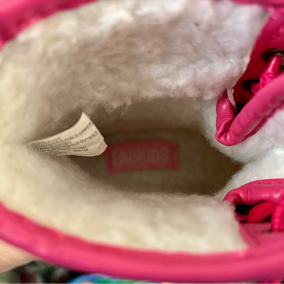 Fabkids Glittery Pink and Tan Boots - Picture 5 of 7